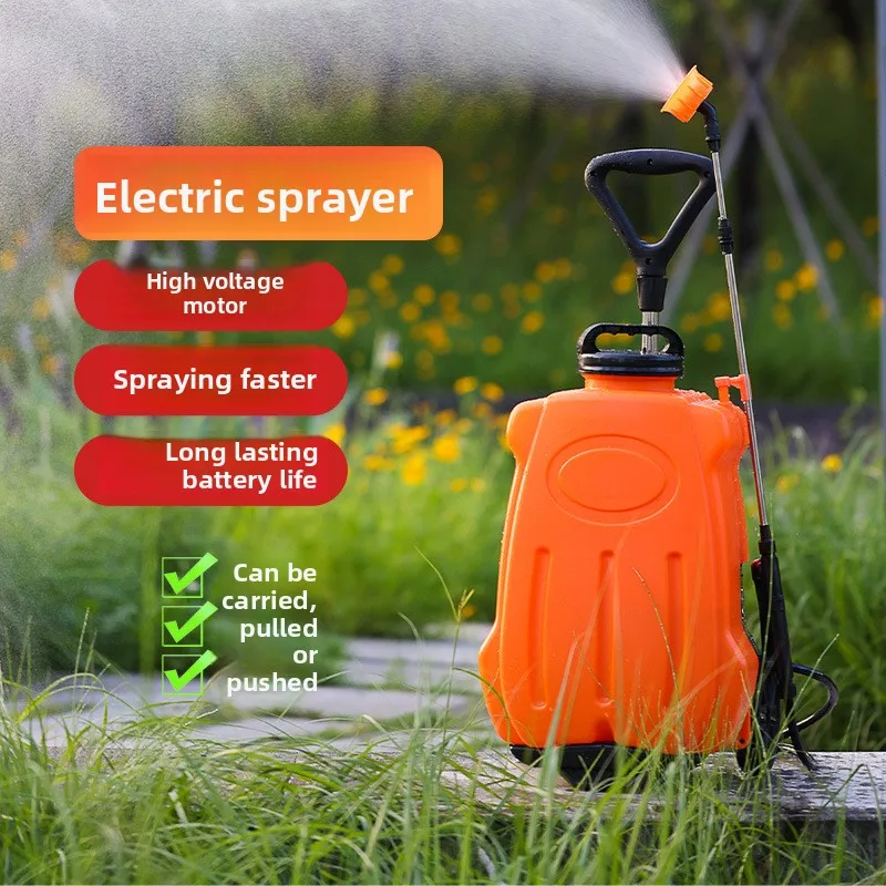

16LНовыйЭлектрический опрыскиватель Рюкзак Распылитель высокого давления Спринклер Сельскохозяйственная лейка Распылительная лейка Садовый опрыскиватель