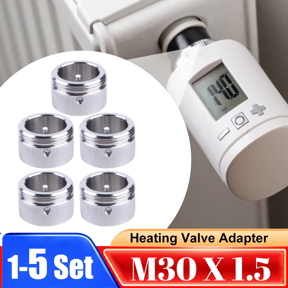 Heizungsventil-Adapter M30 X 1,5 Heizkörperventil Thermostat-Kopf Mit Streifen Heizkörper-Thermostat-Adapter für Ra Rav Ravl Ventil
