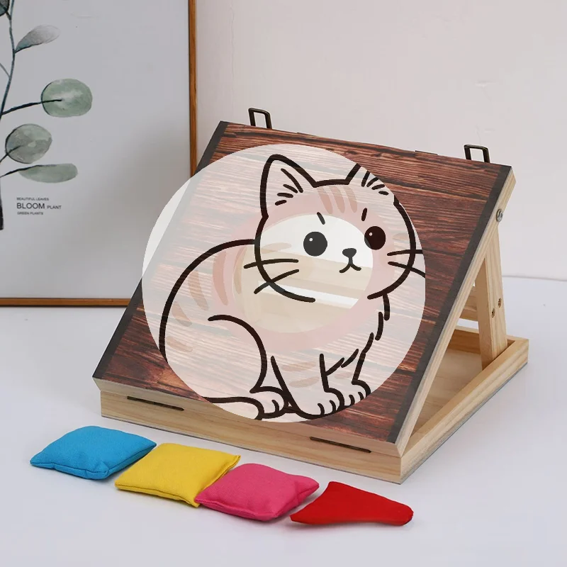 

[HS]1Set Cornhole Set Outdoor Game Carrying Case Foldable Cornhole Game For Kids And Adult Indoor Or Outdoor Backyard Toss Games