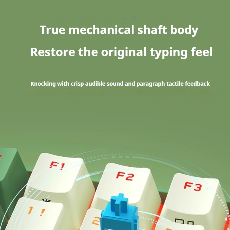 G100d Tri-Mode Mechanical Keyboard Gaming RGB Brown Switch Wired Bluetooth 2.4g Wireless Full Key Hot-Swap Ergonomic Keyboard