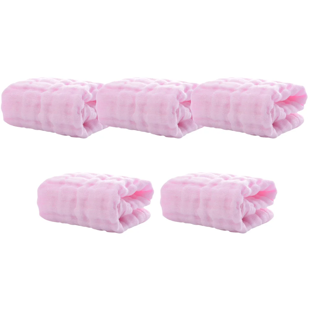 3pcs Pure Towels Muslin Baby Washcloths Saliva Hand Burping Cloth Strong Absorption Soft Breathable Toddler