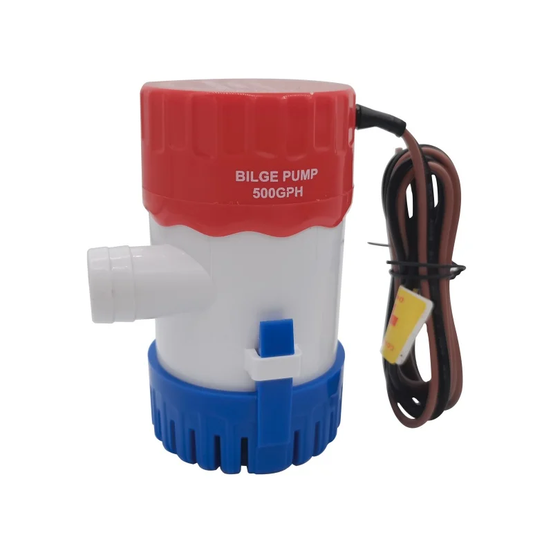 

ISURE MARINE 500GPH Marine Bilge Pump 12/24V DC Submersible Pump Automotive Pump Waterproof and Durable Yacht RV Accessories
