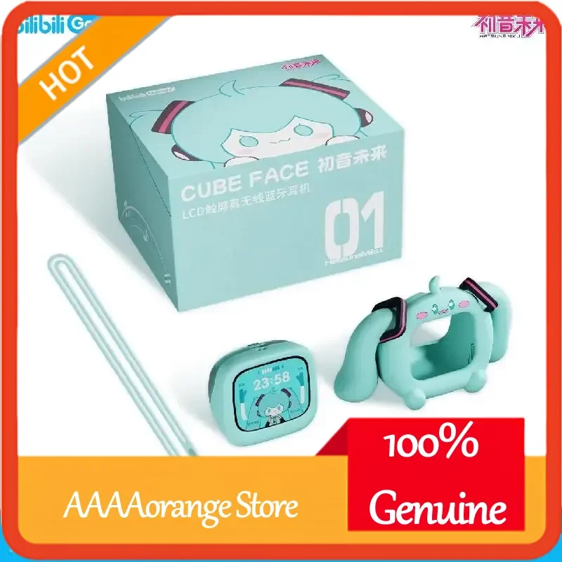 bilibili-hatsune-miku-cube-face-lcd-pantalla-tactil-tws-auriculares-bluetooth-5-3-pantalla-interactiva-inalambrica-caja-de-regalo-cumpleanos