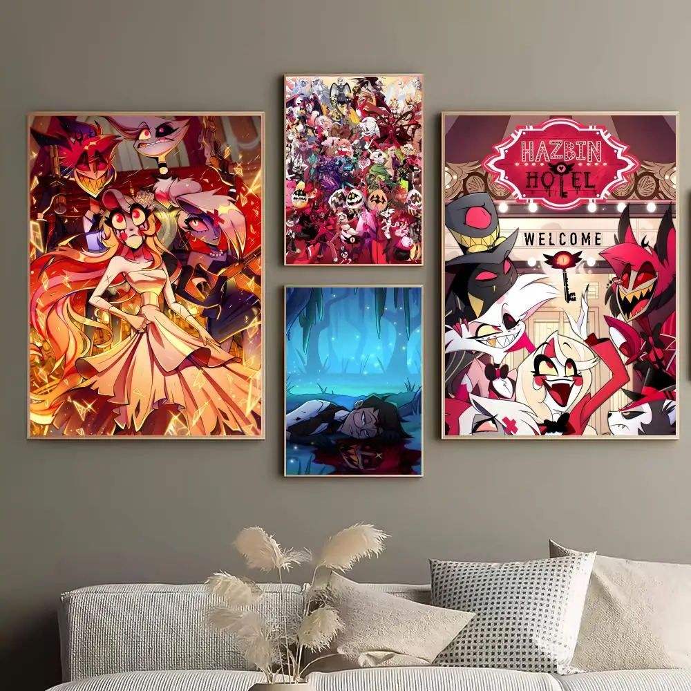 Cartoon H-Helluva Boss Terror PVC Modern Room Look Soft Visual Aesthetic Simple Room Refresh Modern Room Addition Poster