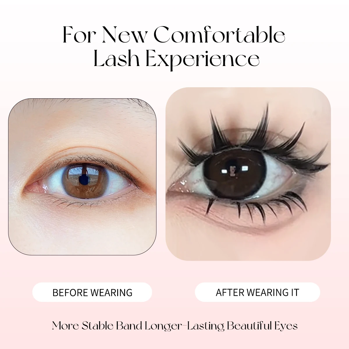 Falsche Wimpern im japanischen Anime-Manga-Stil, 5 Paar, weiche, natürliche, lange, dünne Streifenwimpern für Cosplay-Make-up