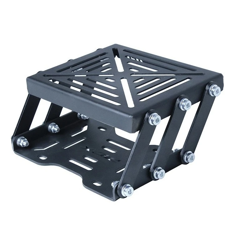 Motorcycle Backup Tail Frame Telescopic Mobile Tail Box Rear Shelf Folding