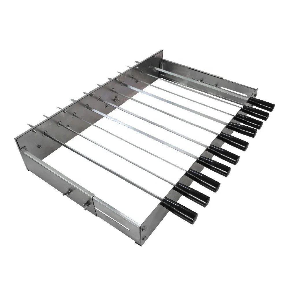 Manufacturer Custom   Portable Camping Outdoor BBQ Skewer Grills Rotisserie