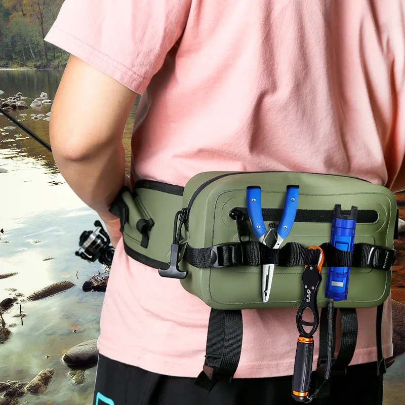 

Fishing Shoulder Bag Fishing Tackle Waterproof Bag Outdoor Capacity Fishing Lures Line Box Storage Accessories