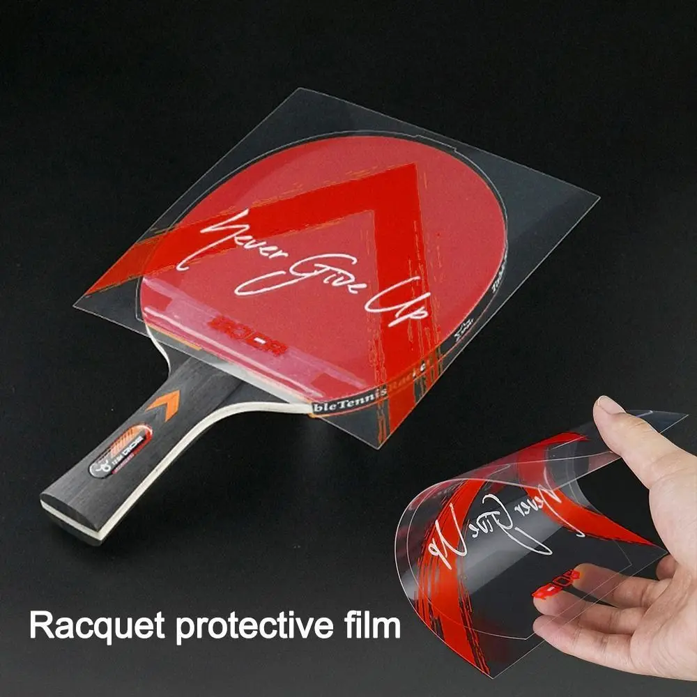 Transparent Ping Pong Racket Protective Film Self Adhesive Rubber Sticky Table Tennis Paddle Maintenance Cover Dust Proof