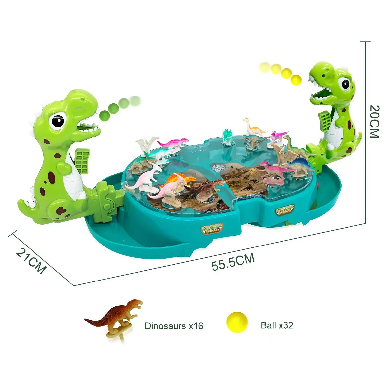 

Parent-child interactive battle dinosaur board game pinball small thinking puzzle boy desktop two-player game machine