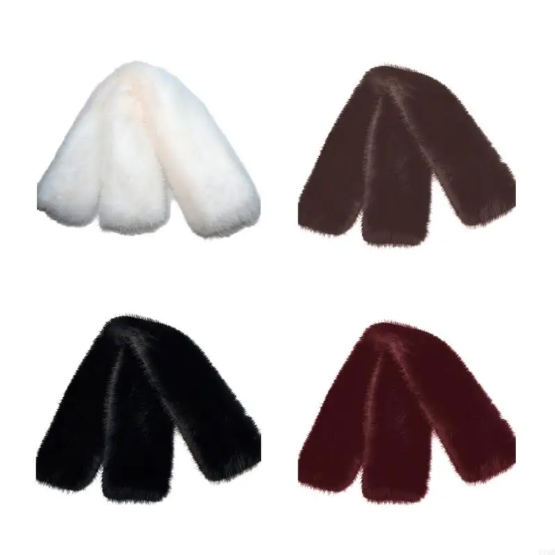 

Premium Shawl Winter Scarf Warm Furry Shawl Multipurpose Neck Wrap Cold Weather Essential