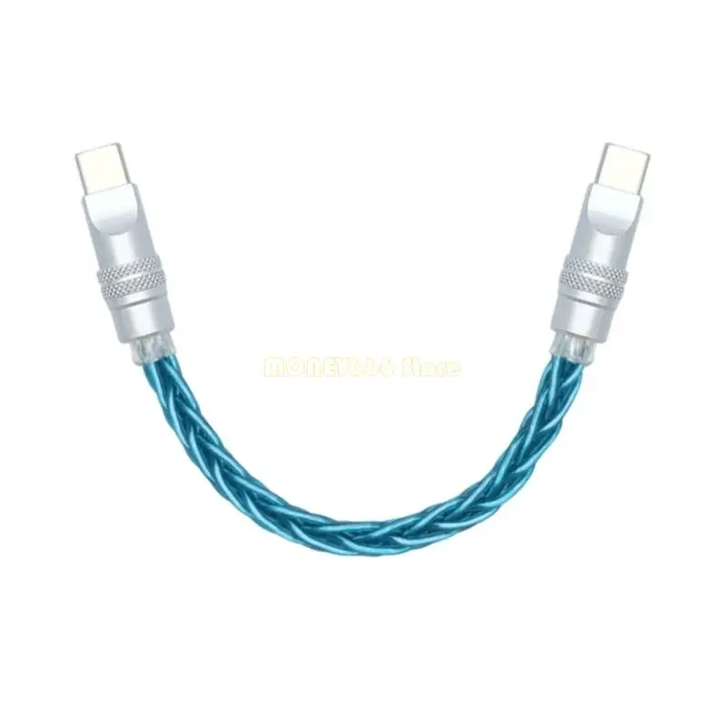 F62C 타입 C에서 빠른 충전 및 데이터 전송을위한 C 형 꼰 케이블 내구성