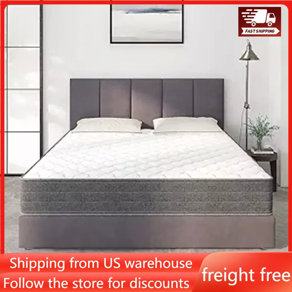 

Полный матрас, 10-дюймовый Гибридный охлаждающий гелевый Карманный пружинный и матрас из пены с памятью, сертифицированный CertiPUR-US, без стекловолокна