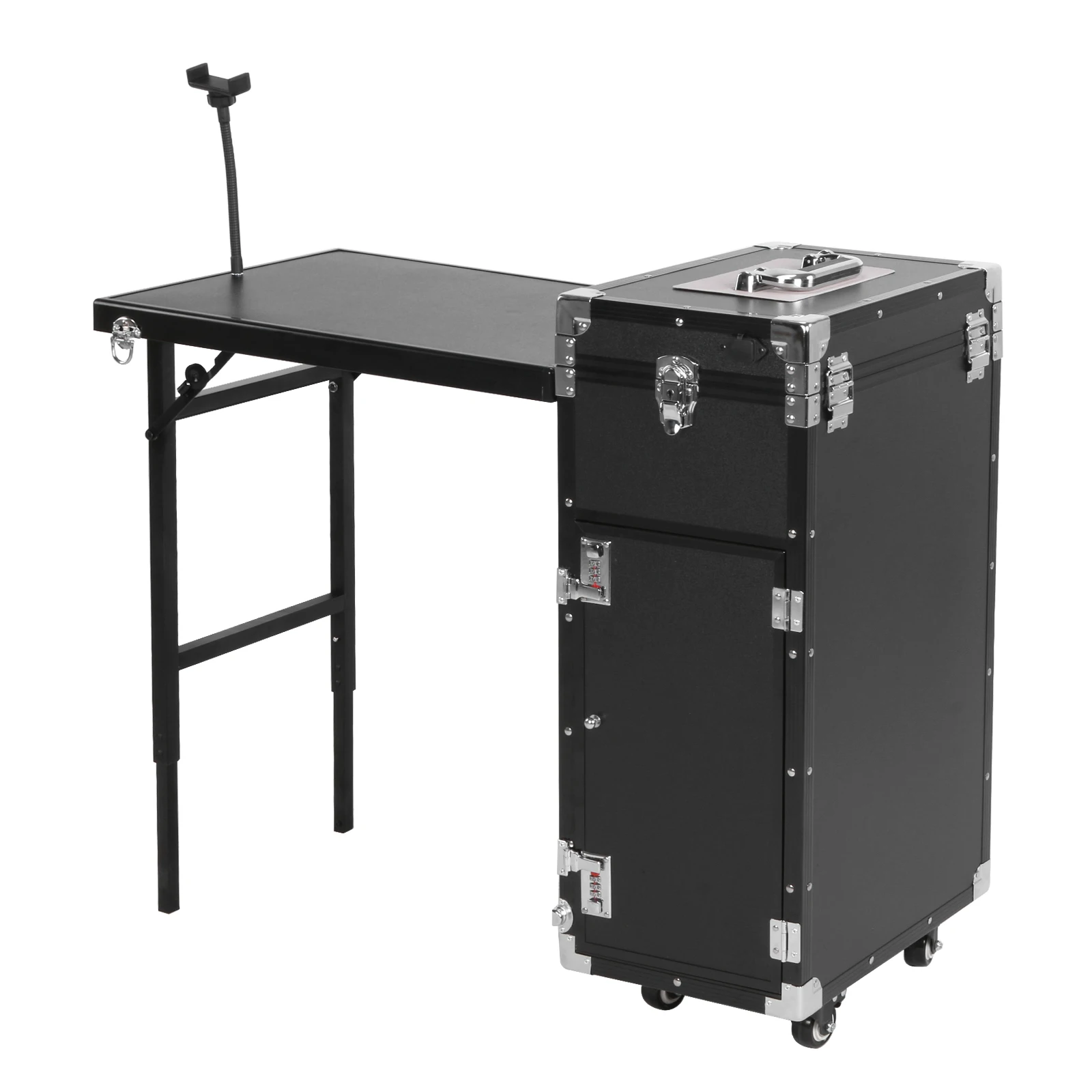 

Передвижная рабочая станция для мастера маникюра с колесами и ящиками, дорожный стол для маникюра, большая вместимость, для маникюристов, косметологов, бьюти-специалистов