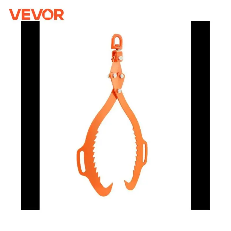 VEVOR Log Lifting Tongs Heavy Duty Steel Log Grapple Swivel Log Graper Timber Eagle Claw Design Log Skidding Tongs for Trucks