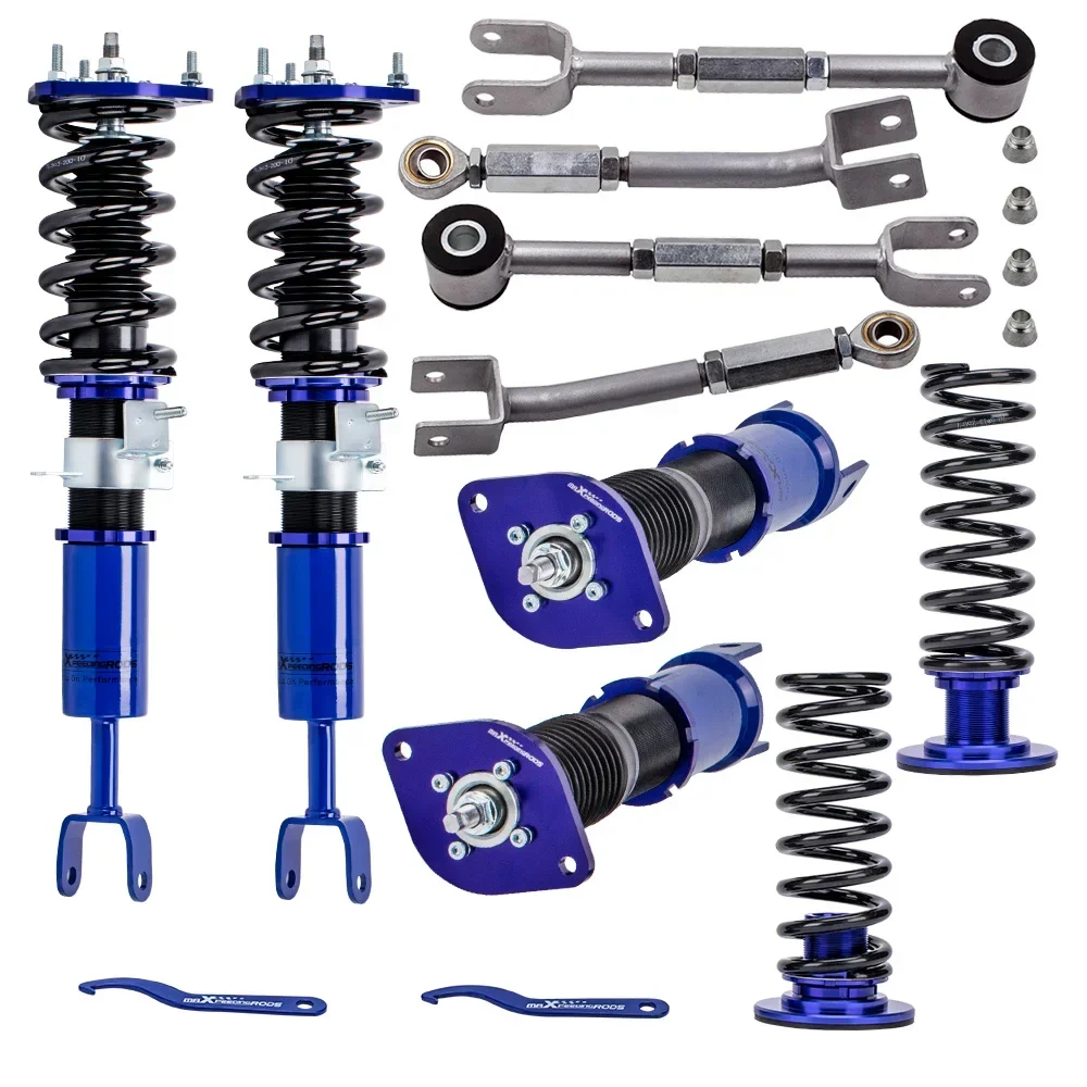 Coilovers Kits Shock Absorbers + Rear Camber Arm for Nissan 350Z 2003-2008 Infiniti G35 2003-2007