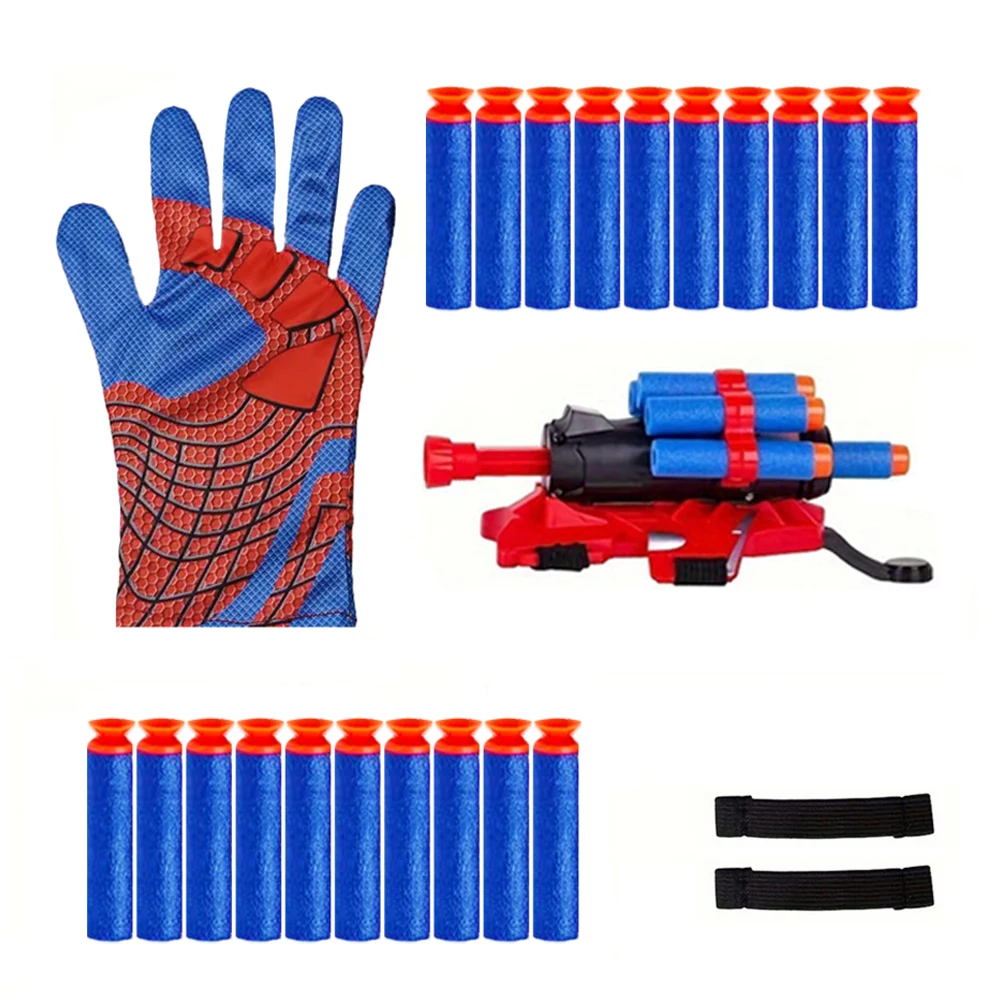 24-delige Hero Foam schietspeelgoedset, buitenschietspeelgoedpistool voor jongens, kindercadeau, verjaardagscadeau, vakantiecadeau, feestcadeau
