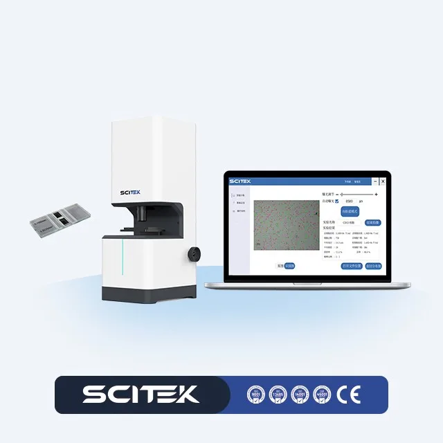 5-200um Semi-Automated Cell Counter Counting in 2 Seconds Precision Counting Al-powered Analytics