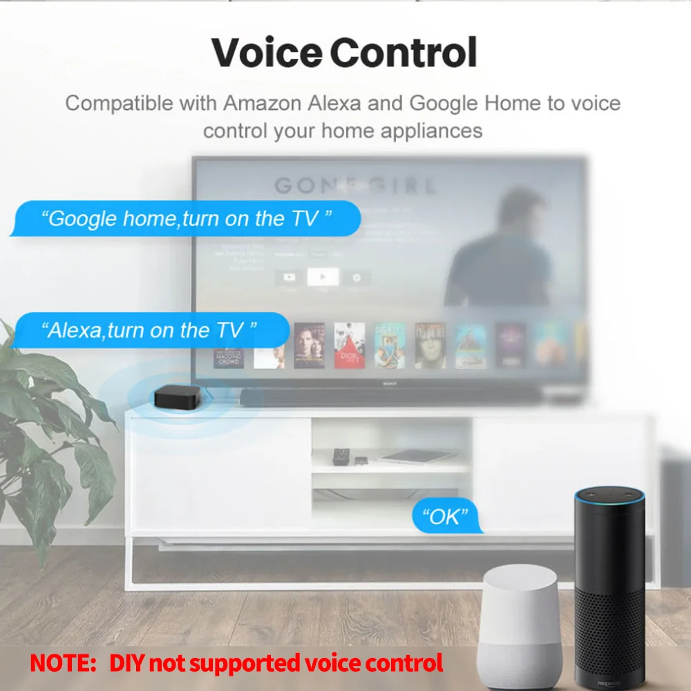 Tuya Zigbee Smart IR Remote Control Universal Infrared Remote for Smart Home for AC TV DVD works with Alexa Google Home