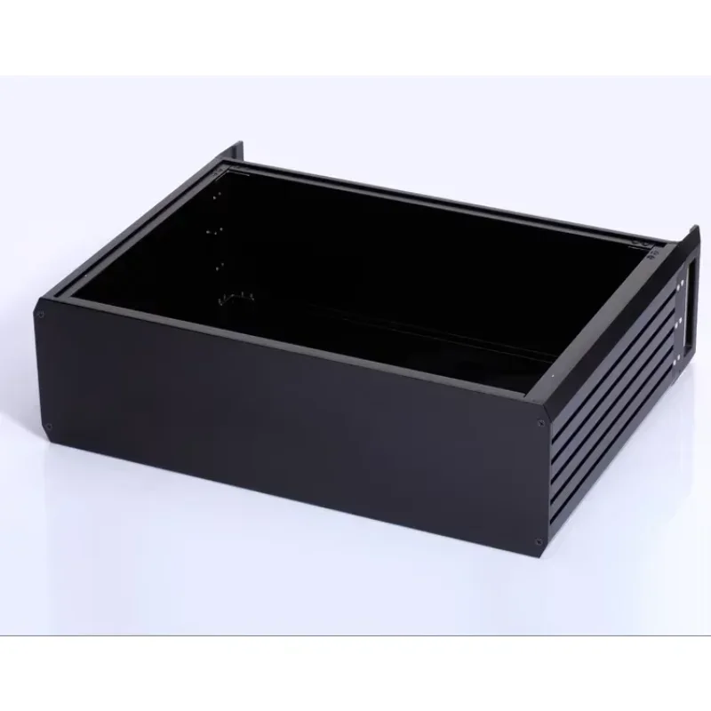 

DIY amplifier case size 445*132*300mm Full aluminum 3U amplifier chassis/ instrumentation shell / AMP Enclosure / case / DIY box