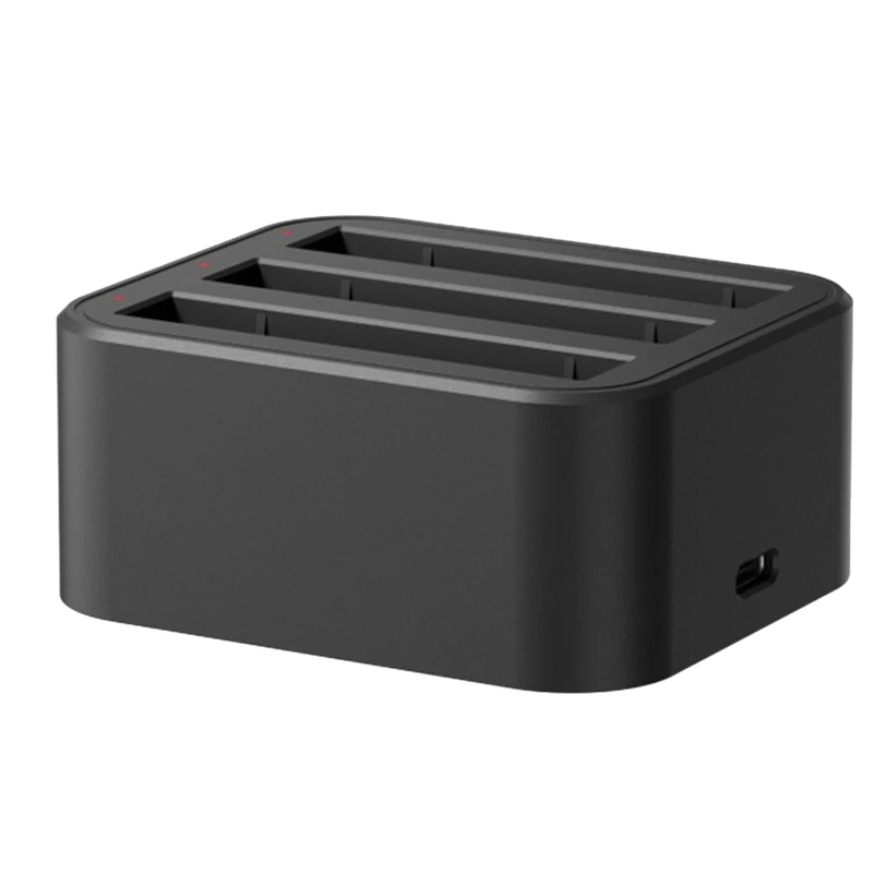 Caricabatteria a tre Slot per Insta360 X2 X3 caricabatterie a 3 Slot accessori di alimentazione per Action Camera Insta360 X2 X3