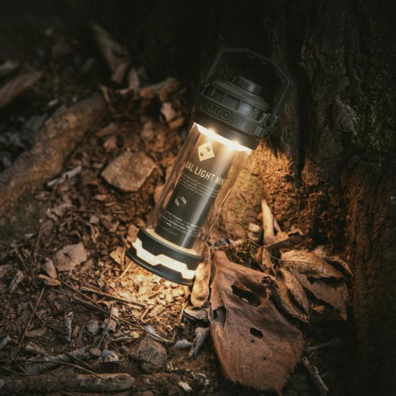 LED Rechargeable Portable Camping Lantern Camp Bright Flashlights with Stepless Dimming Waterproof Powerful Twister Work Light