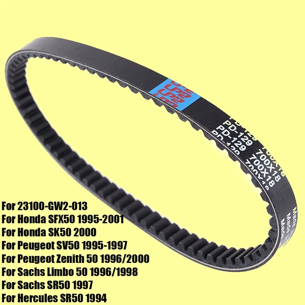 Drive Belt for Honda SFX50 SK50 Peugeot SV50 Zenith 50 Sachs Limbo 50 Hercules SR50 for SFX SK SR 50 23100-GW2-013