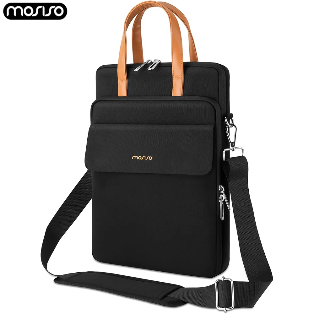 360 Protective Laptop Bag for 13.3 14 inch Macbook Air Pro Neo HP Asus Dell Business Laptop Shoulder Handbag Briefcase for Men