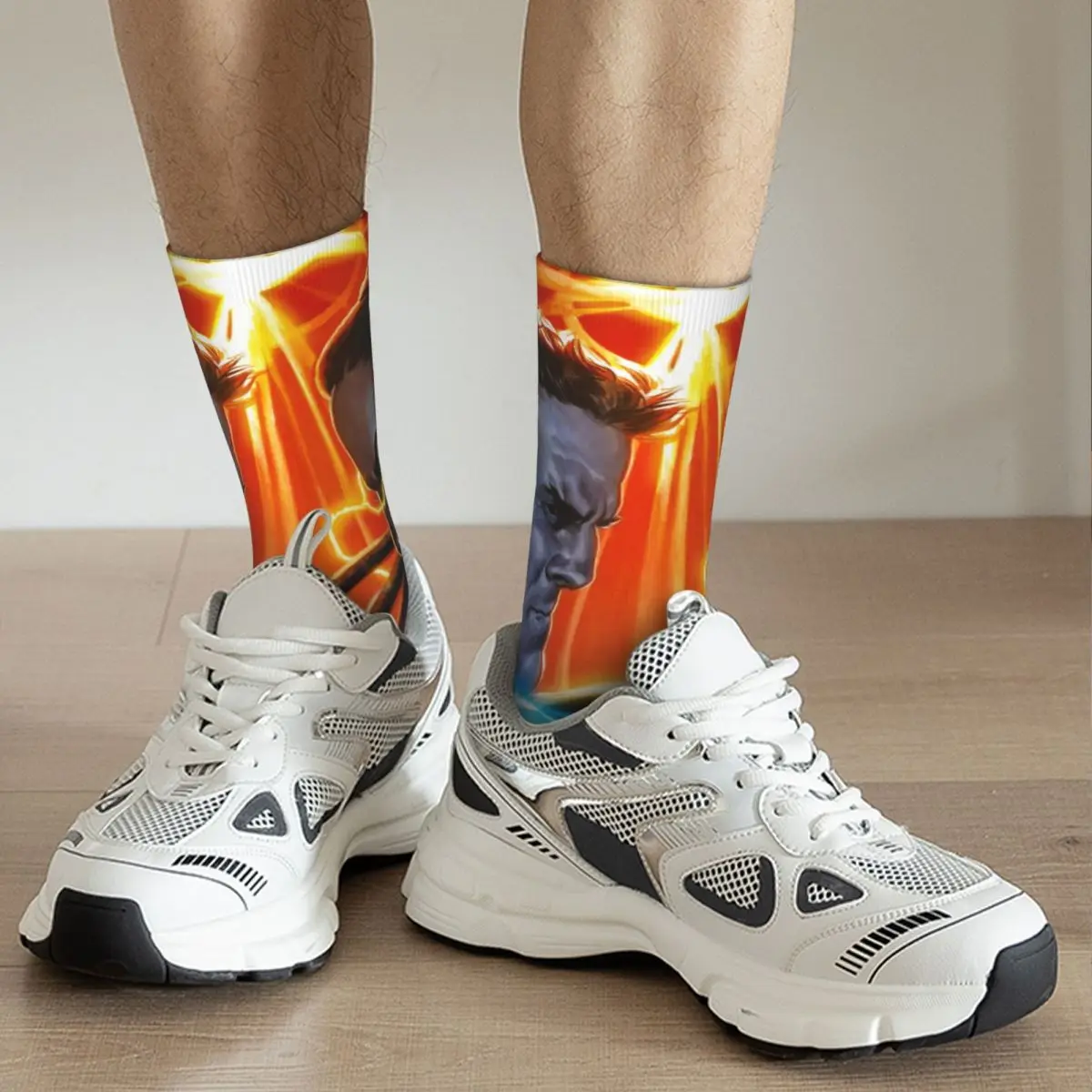 Calcetines de compresión de estilo callejero para hombre, calcetín Unisex de estilo Hip Hop, Harbinger Crazy