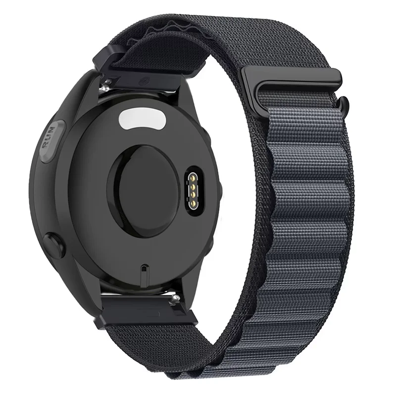 20 mm 22 mm Alpine Loop Nylonband für Garmin Forerunner 265 165 55 965 570 970 Armband Armband Garmin Active6-5/Venu 4/3 Gürtel – Detail 8