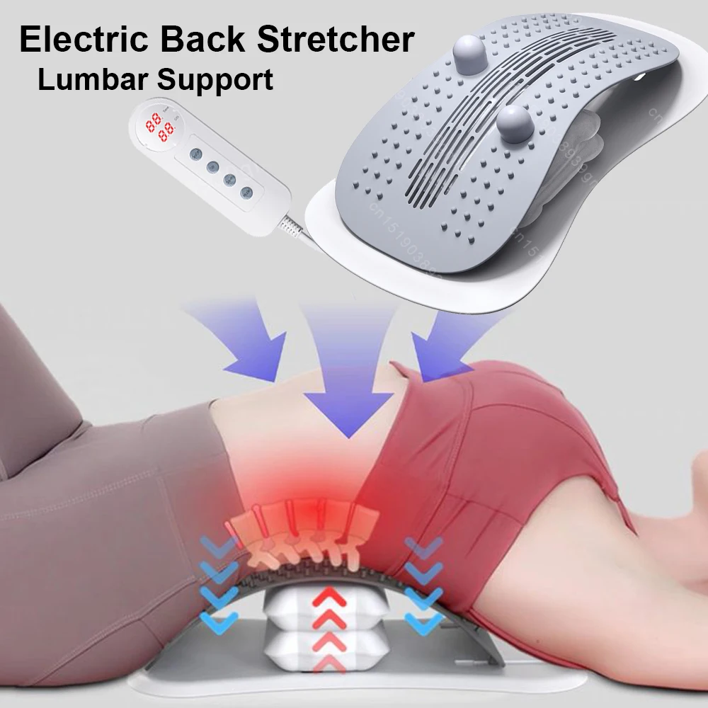 Lower Spine Back Pain Relief Treatment Stretcher Back Stretcher Pillow Chronic Lumbar Support Herniated Disc Posture Corrector