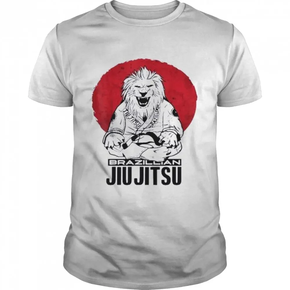 

Brazilian Jiu Jitsu Prince MMA Fighter Jiujitsu Shirt Men's 100% Cotton Casual T-shirts Loose Top Size S-3XL