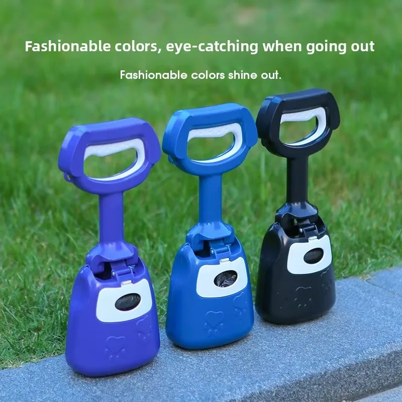 Pooper Scooper Limpiador de inodoro al aire libre para mascotas, una herramienta perfecta para limpiar la excrementos de perros que caminan en su pedido de perro con un solo clic