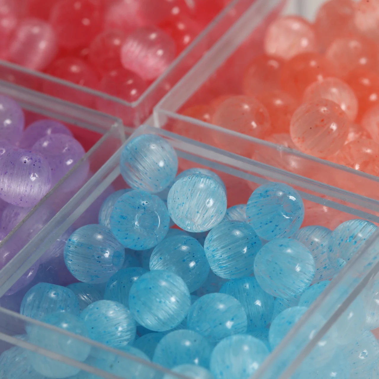 4/6/8mm Cat Eye Glass Round Beads Multi Specification Loose Beads For DIY Jewelry Handmade Bracelet Necklace Making Materials