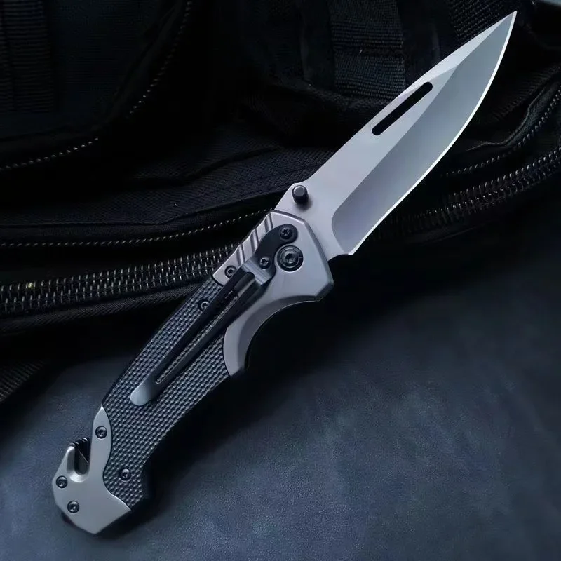 2024 new outdoor mini pocket folding knife, edc portable self-defense survival tool knife, high-quality adventure folding knife