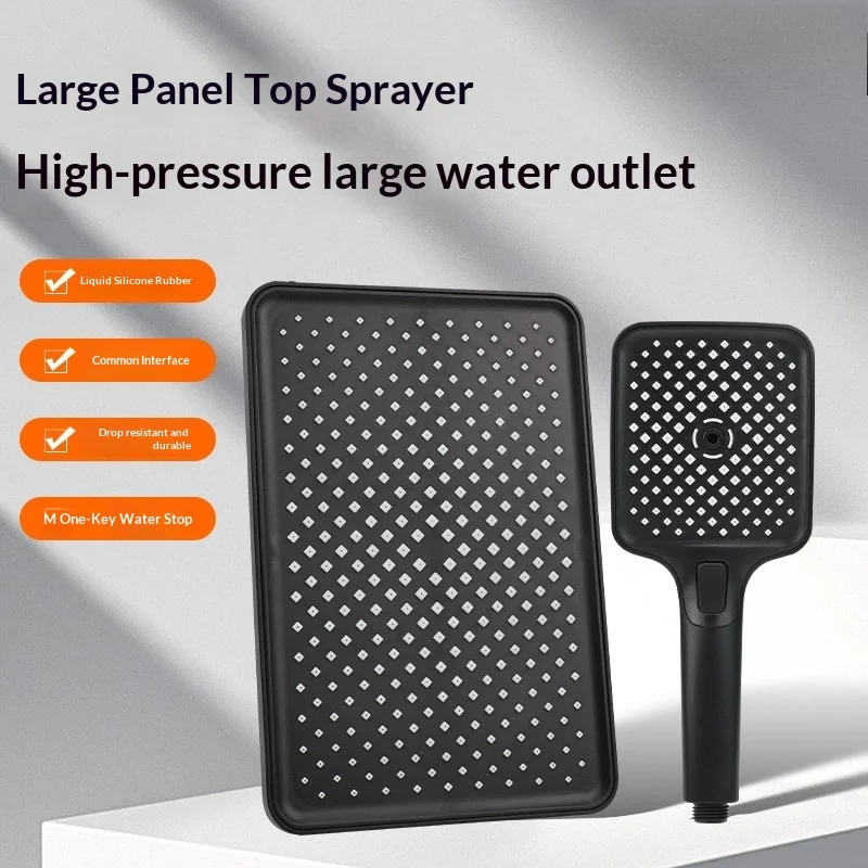 High Pressure Handheld Shower Set with Spray Gun Detachable for Home Water Heater