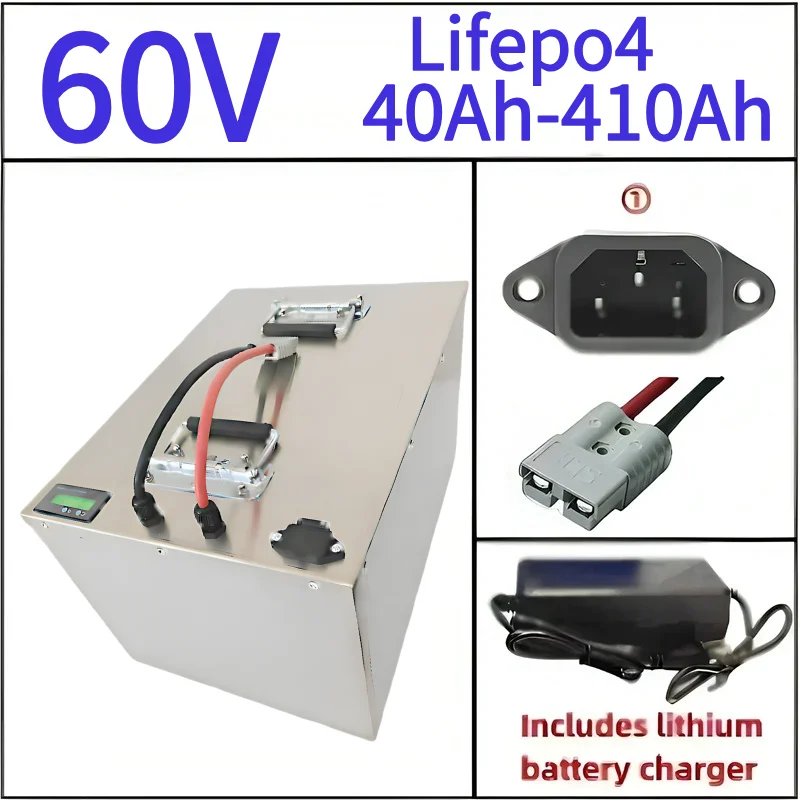 

20S 60V 40Ah 80Ah 100Ah 150Ah 200Ah 240Ah 300Ah 400Ah Lifepo4 Battery for 3KW 6KW 8KW 12KW Golf Cart Tractor Sightseeing Car