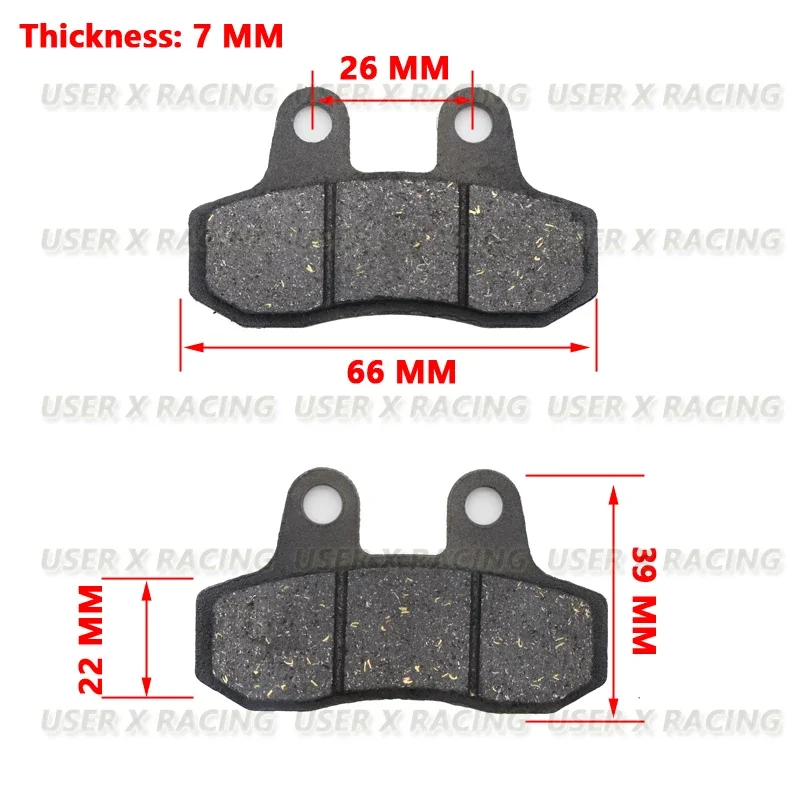 

USERX Motorcycle Disc Brake Pad Brakes Front Rear Disc Brake Pads For Scooter High quality and durability Good performance
