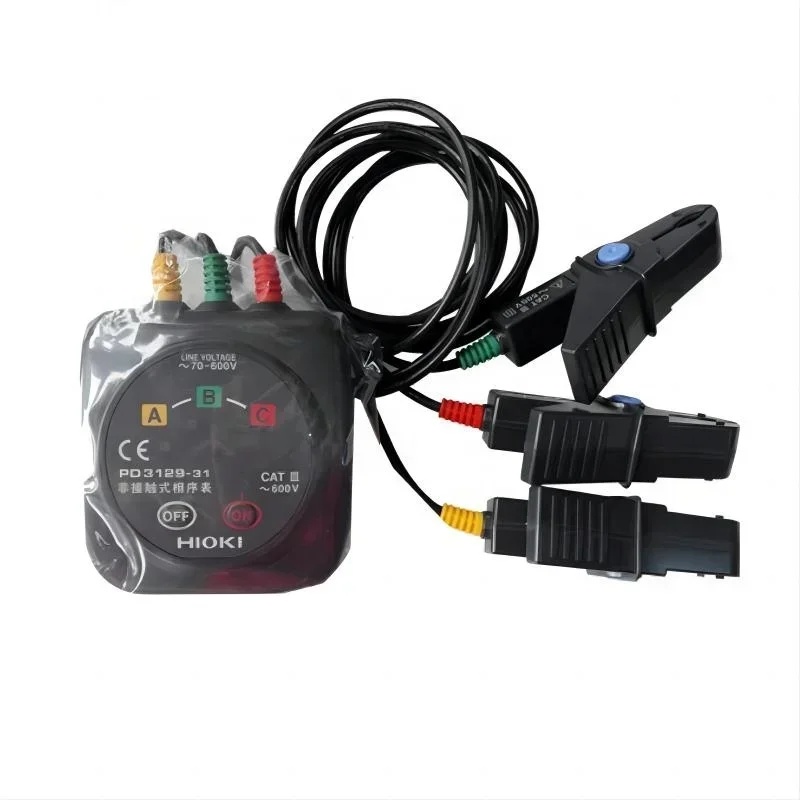 Hioki PD3129 PD3129-31 PD3129-32 Non Contact Phase Rotation Meter Used to detect the phase of current in insulated wires