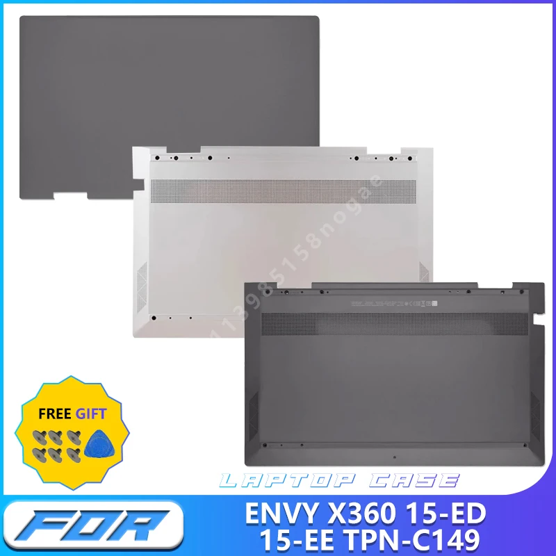 Laptop LCD Back Cover LCD Top Base Cover/Base Cover For ENVY X360 15-ED 15-EE TPN-C149 Replacement