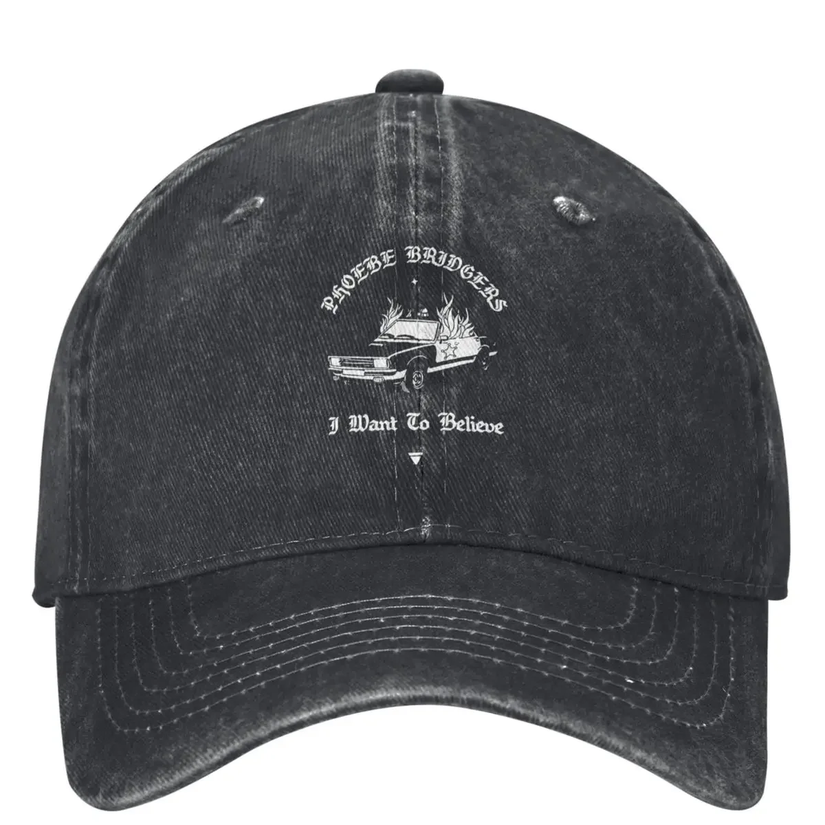 Phoebe Bridgers Casquette de baseball lavée chanteur Vintage Trucker Hat Été Unisexe Adolescents Sports de plein air Protection