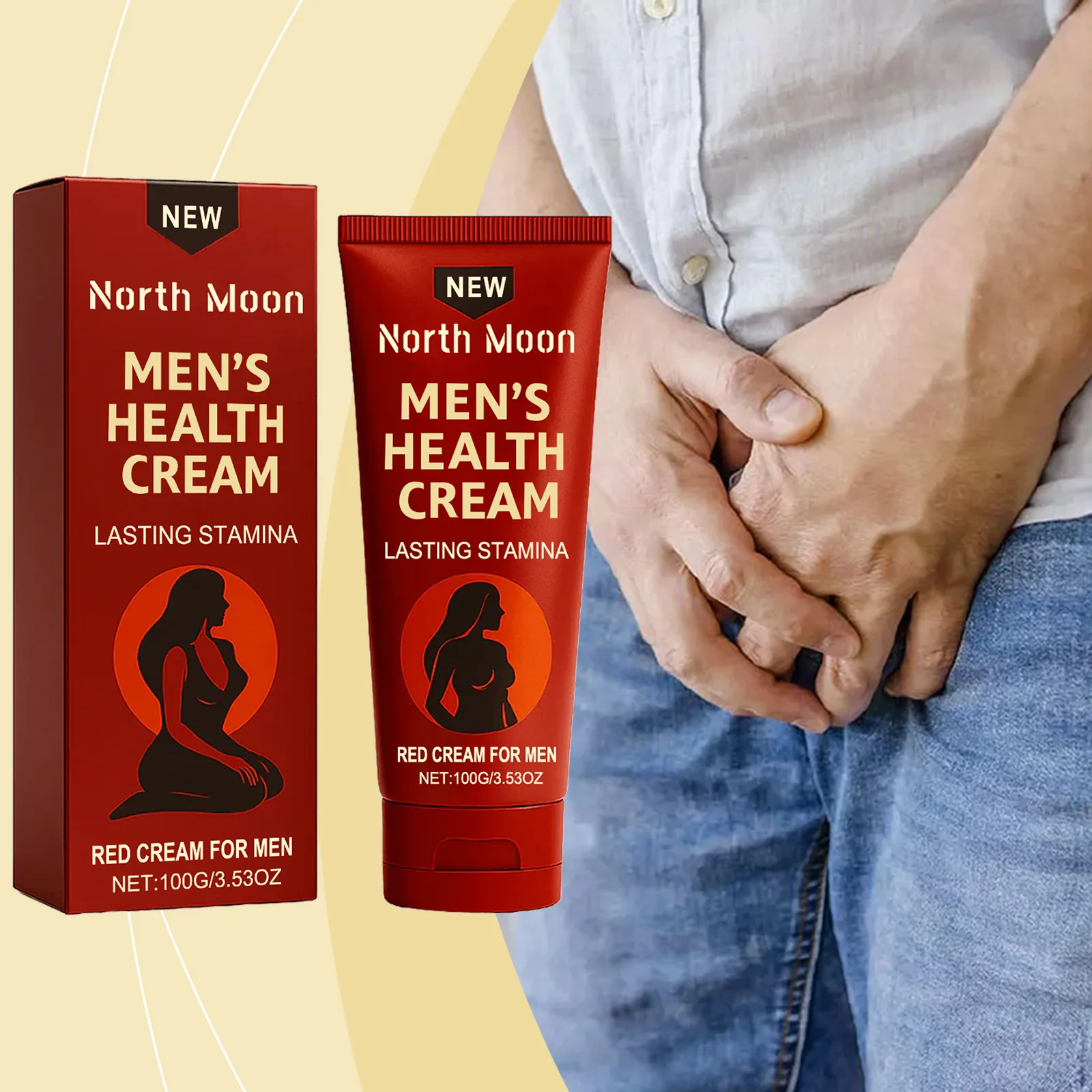 

엄지발가Men's Health Cream Deep Hydration Nourishment Active Energy Moisturiser for Health Fast-Absorbing Massage Body Cream for Men