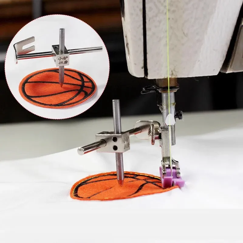 

Round Attachment/Rotary Marker Auxiliary Tool for Sewing Circular Attachments Fit 1-Needle Industrial Lockstitch Sewing Machine