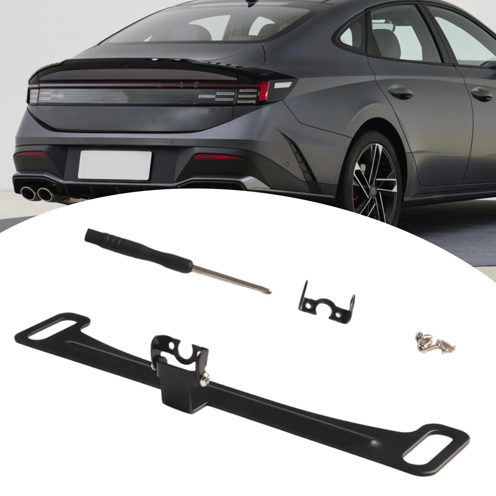 1 * Car Rear View Camera License Plate Bracket Dash Cam Mirror Camera License Plate Frame Bracket Decoration For American Style