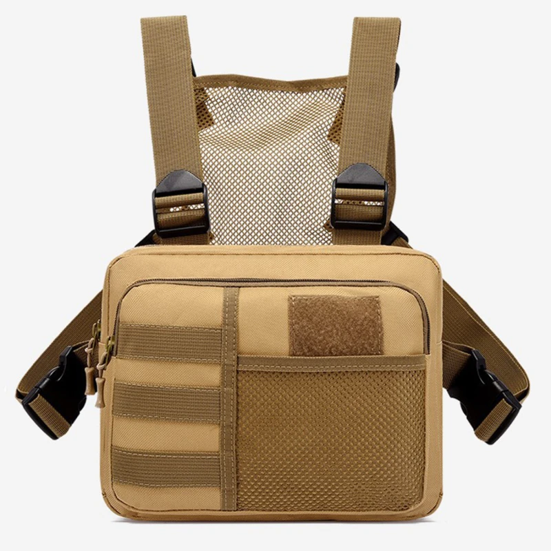 Streetwear Bag Men Tactical Vest Crossbody Chest Bags Packages For 2024 Fashion Punch Equipment Chest Vest Bag Man Outdoor 2024