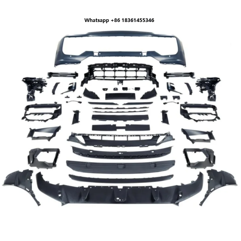 

For 9Y0.1 2018-2023 Upgraded to 9Y0.2 New Style Car Front Bumper Grille Assembly Body Kits