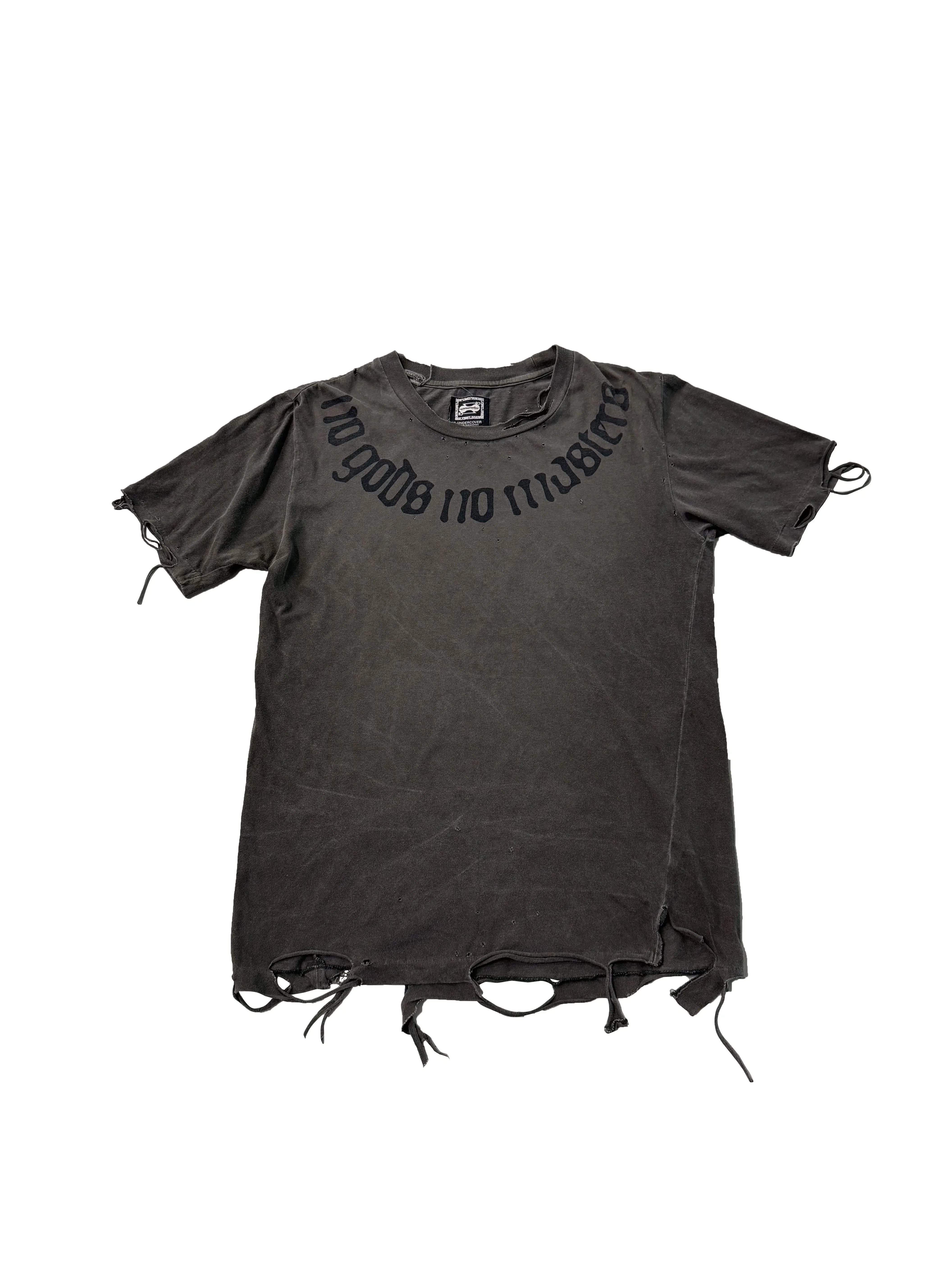 

Under 03ss Scabs NO GODS NO MASTERS Wash, Destroy Wormhole Short Sleeve Tee