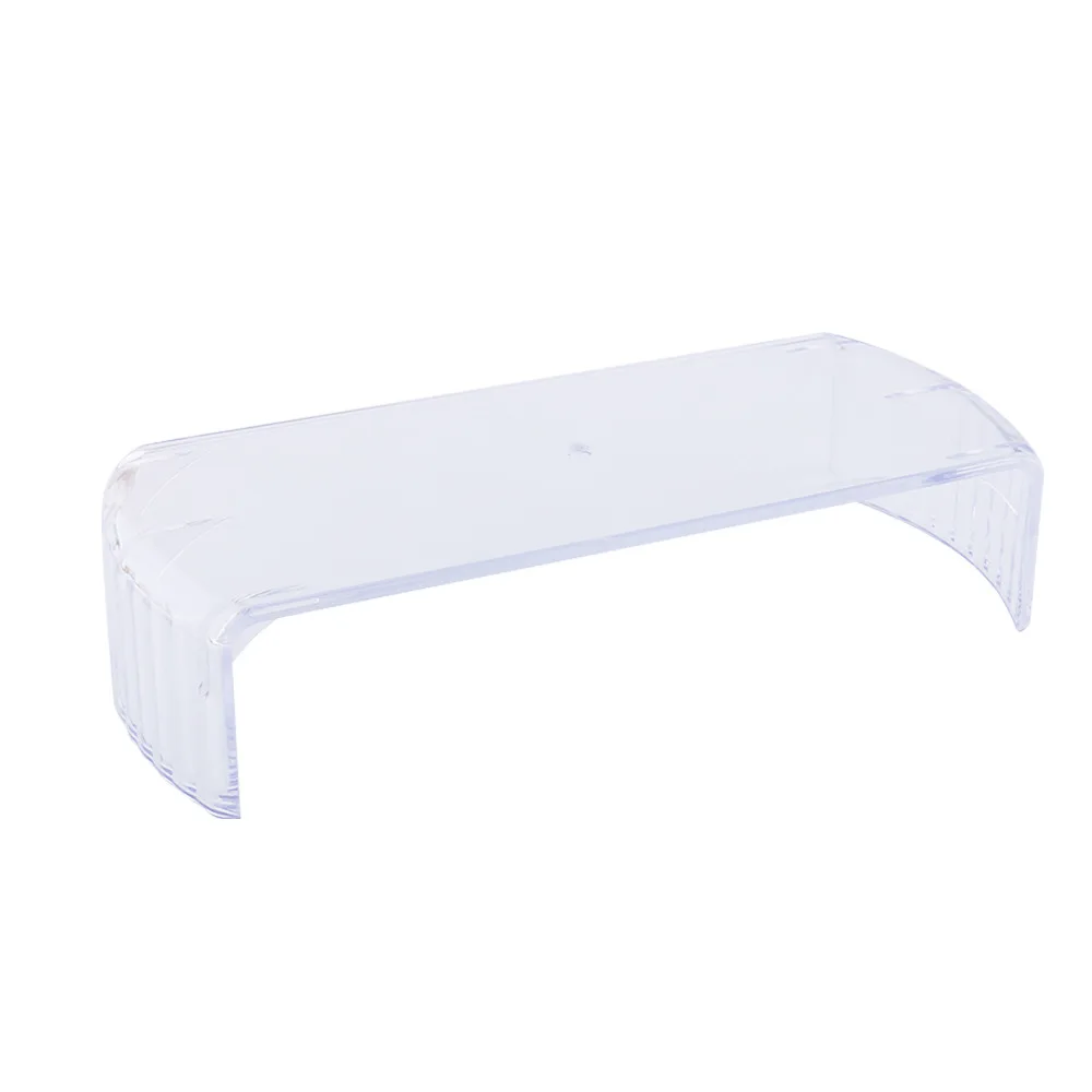 Acrylic Striped Nail Hand Pillow, Transparent Height-Adjustable Wrist Rest for Professional Manicure, Nail Art Display Stand 4