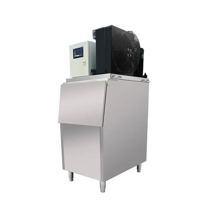 

200KG/300KG/500KG/1Ton Commercial Flake Ice Generators Automatic Mode Ice Flake Machine