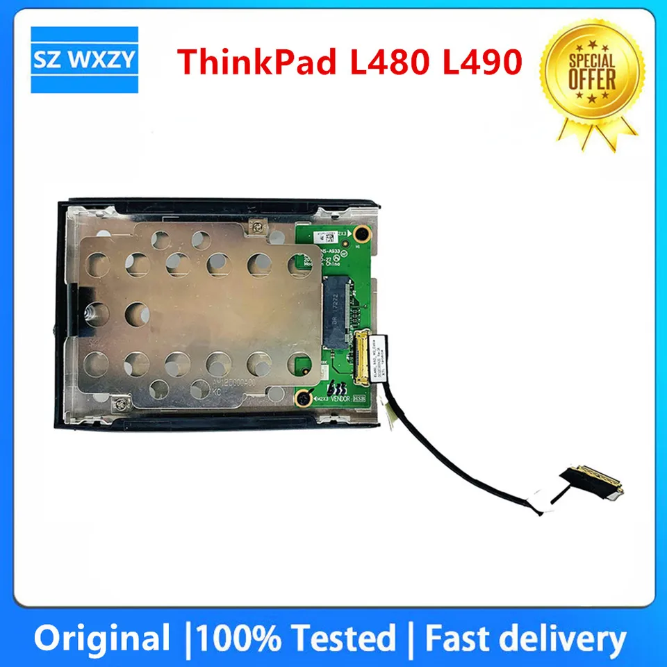 For Lenovo ThinkPad L480 L490 SSD M.2 HDD SATA Hard Drive